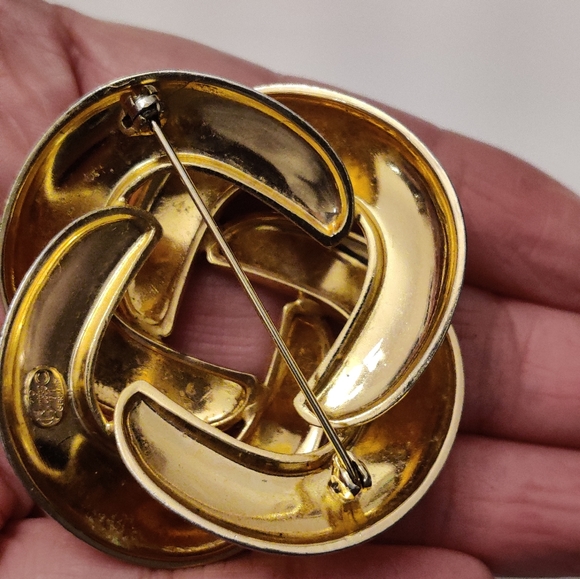 Dior by Grosse, Germany Modernist Love/Eternity Knot Pin Brooch - Picture 5 of 16